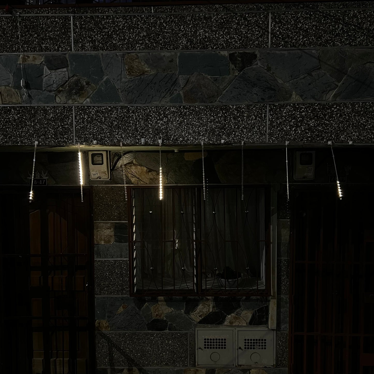 Luces Led Lágrima 3M Meteoro Sube y Baja Decoración Navidad 46 cm 2300