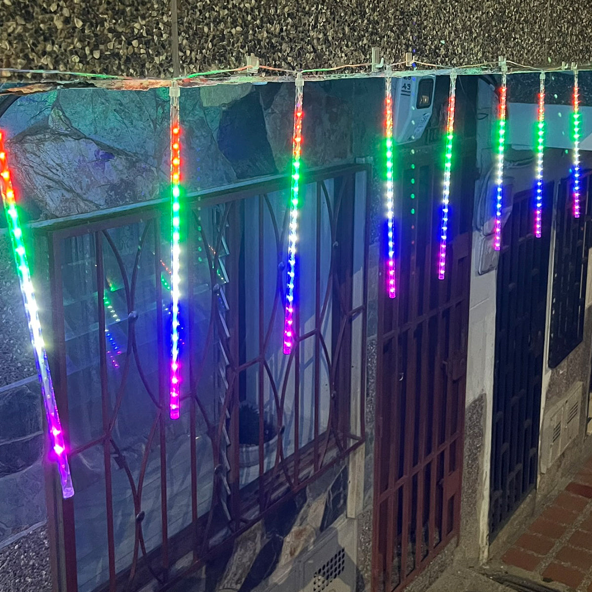 Luces Led Lágrima 3M Meteoro Sube y Baja Decoración Navidad 46 cm 2300