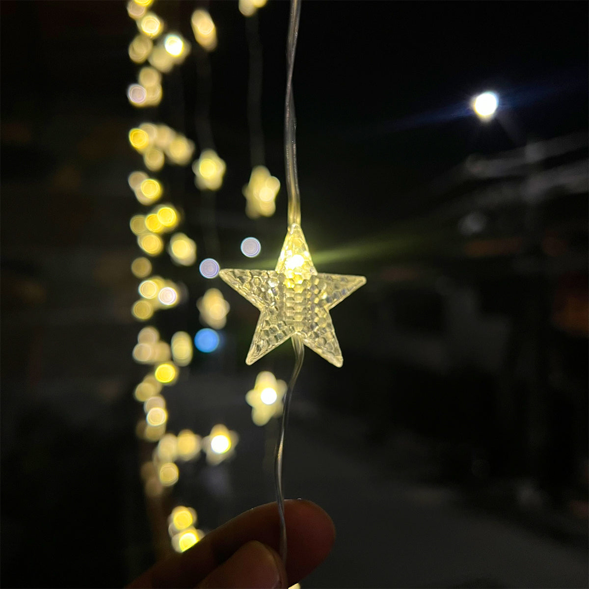 Cortina De Estrellas 3 M 120 LED Navidad 1820