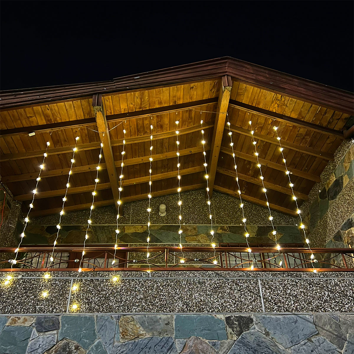 Cortina De Estrellas 3 M 120 LED Navidad 1820
