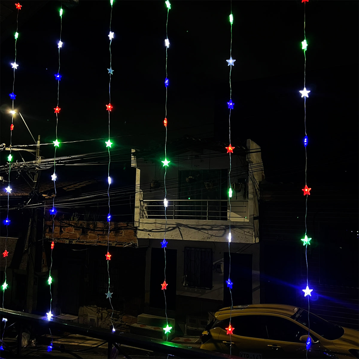 Cortina De Estrellas 3 M 120 LED Navidad 1820