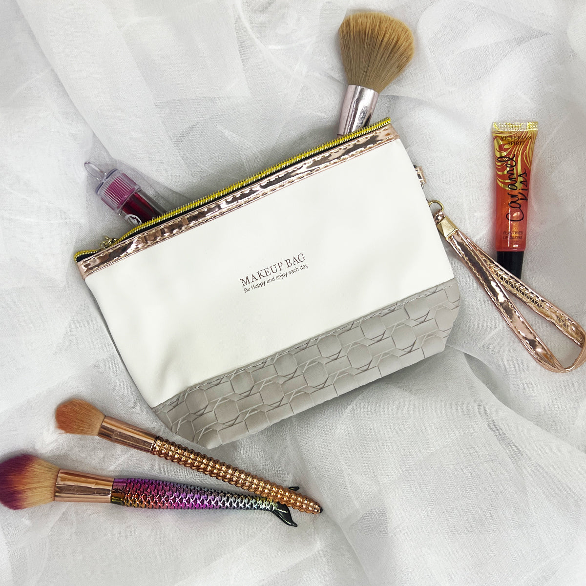 Bolso Organizador De Maquillaje Portátil Neceser Ideal para Viajes 986-11