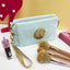 Cosmetiquera Escarchada Organizador De Maquillaje Cartuchera Portátil Neceser Kawaii Mirella 986-16