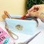 Cosmetiquera Escarchada Organizador De Maquillaje Cartuchera Portátil Neceser Kawaii Mirella 986-16