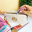 Cosmetiquera Escarchada Organizador De Maquillaje Cartuchera Portátil Neceser Kawaii Mirella 986-16