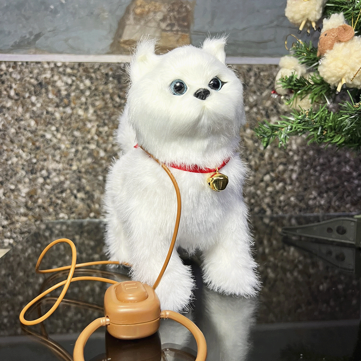 Mascota De juguete Camina Y Sonidos Peluche Gatito Eléctrico SM-139