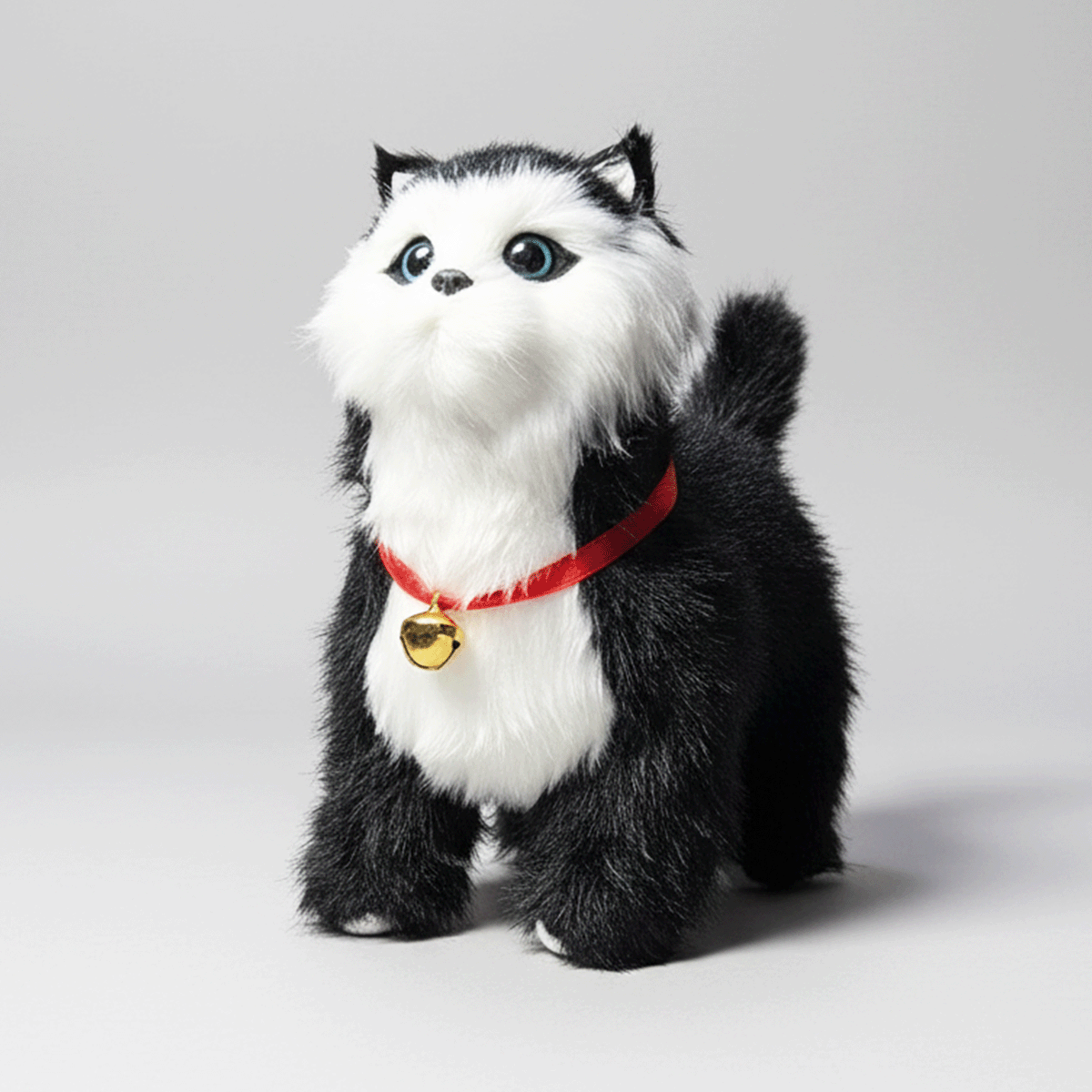 Mascota De juguete Camina Y Sonidos Peluche Gatito Eléctrico SM-139