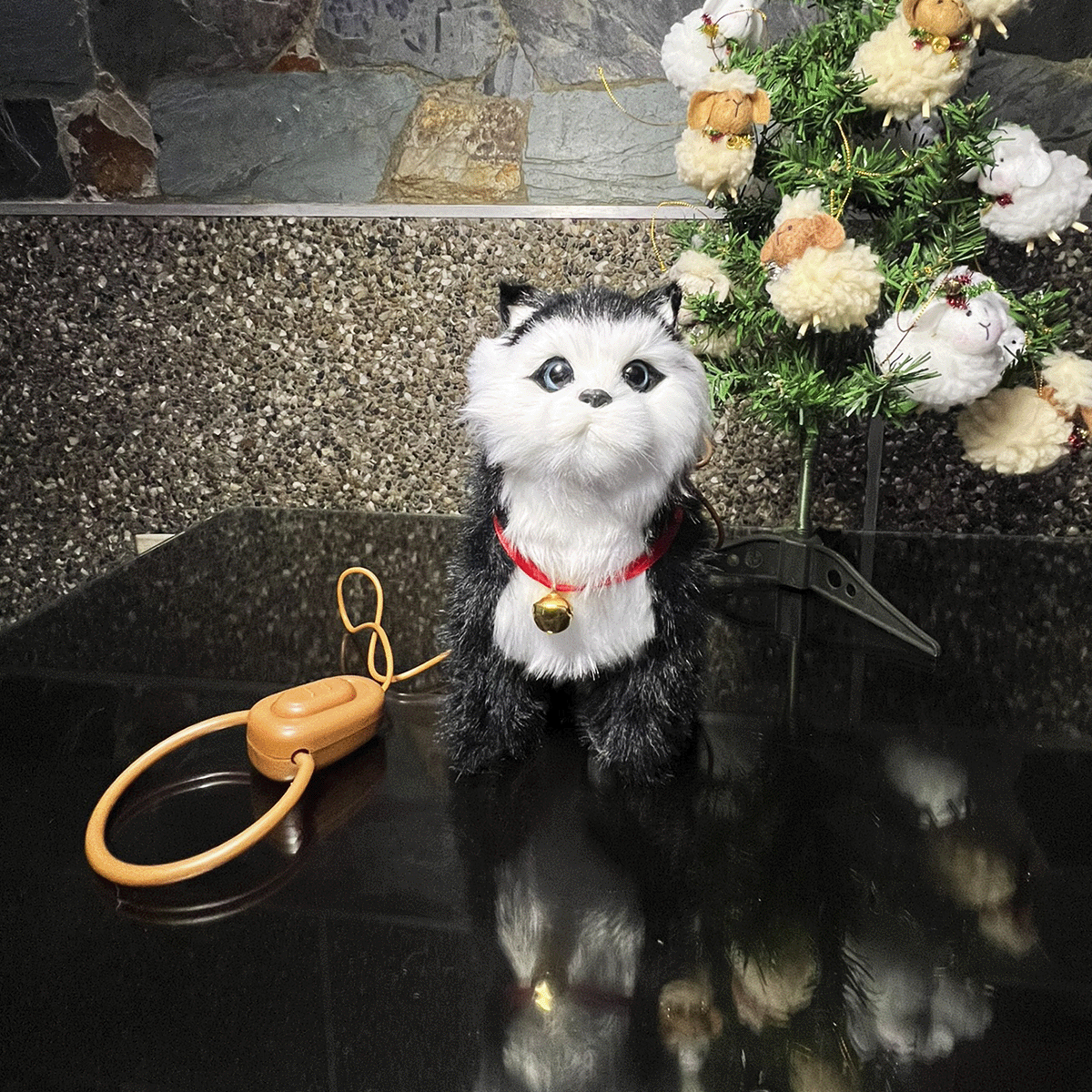 Mascota De juguete Camina Y Sonidos Peluche Gatito Eléctrico SM-139