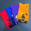 Medias Altas Halloween X3 Bucaneras Estampadas para Disfraz y Fiesta KL-A34