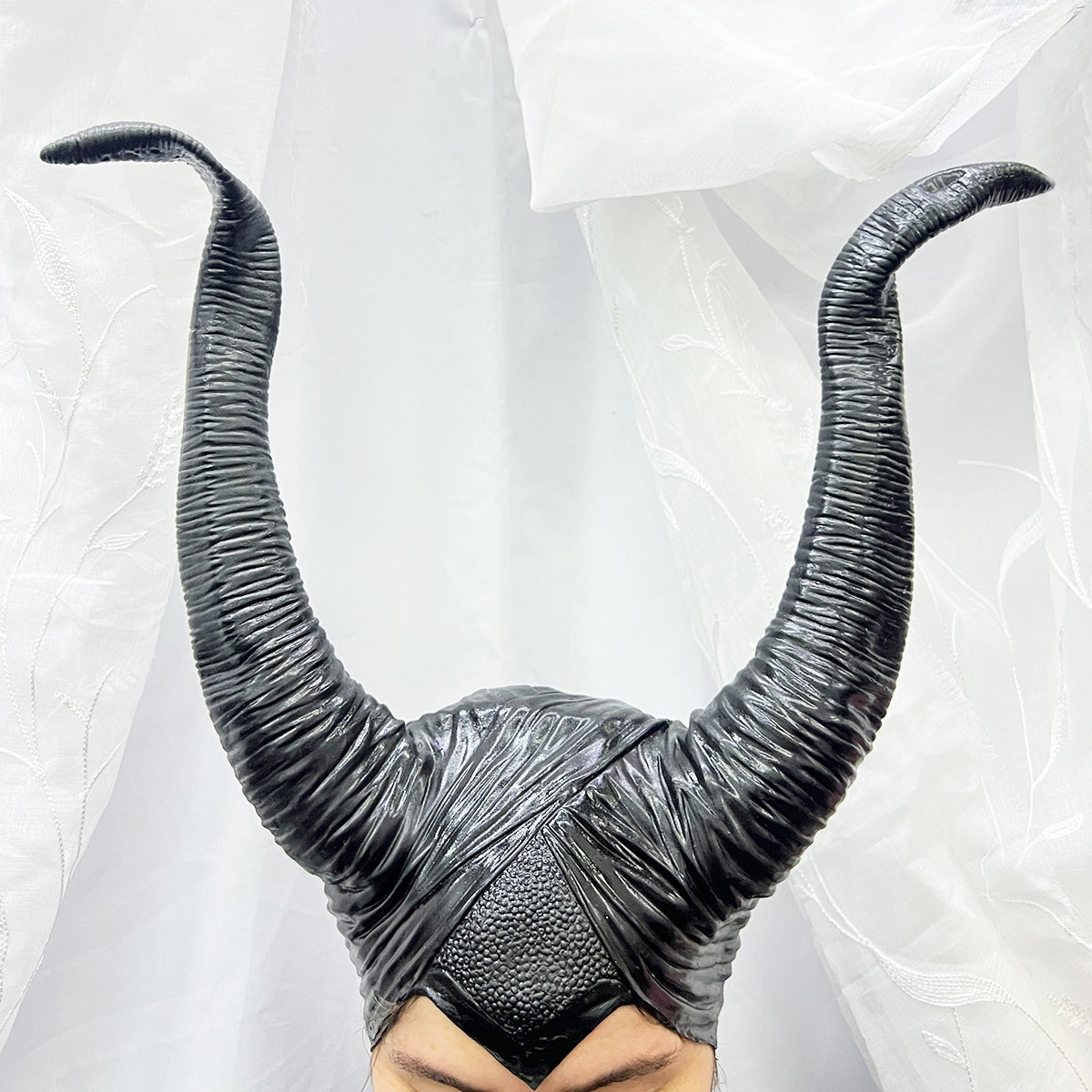 Cuernos Látex Disfraz Maléfica Accesorio Cosplay Halloween OF-1450