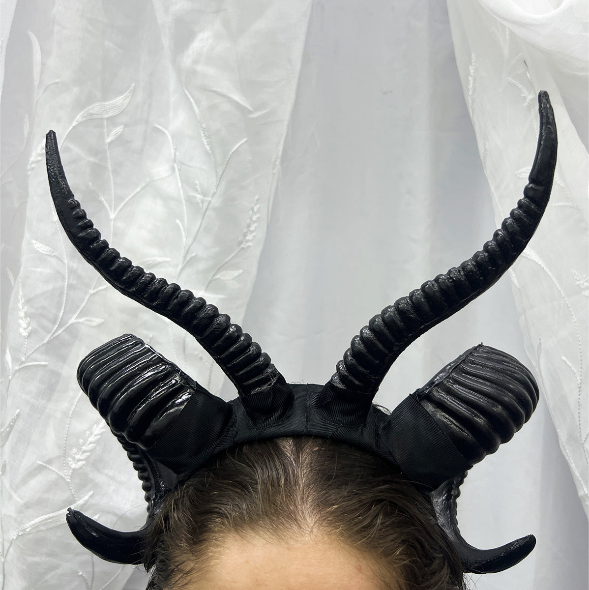 Diadema De Cuernos Para Halloween Accesorio Cosplay Gótico OF-1124
