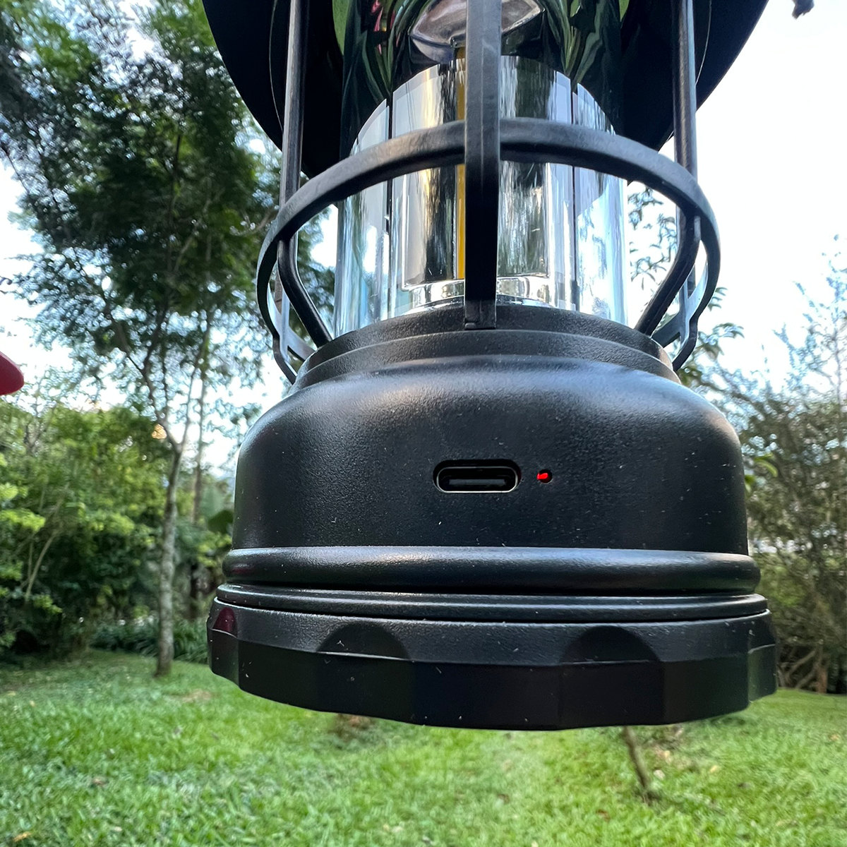 Lámpara Led Camping Vintage Solar Recargable Portátil K-20