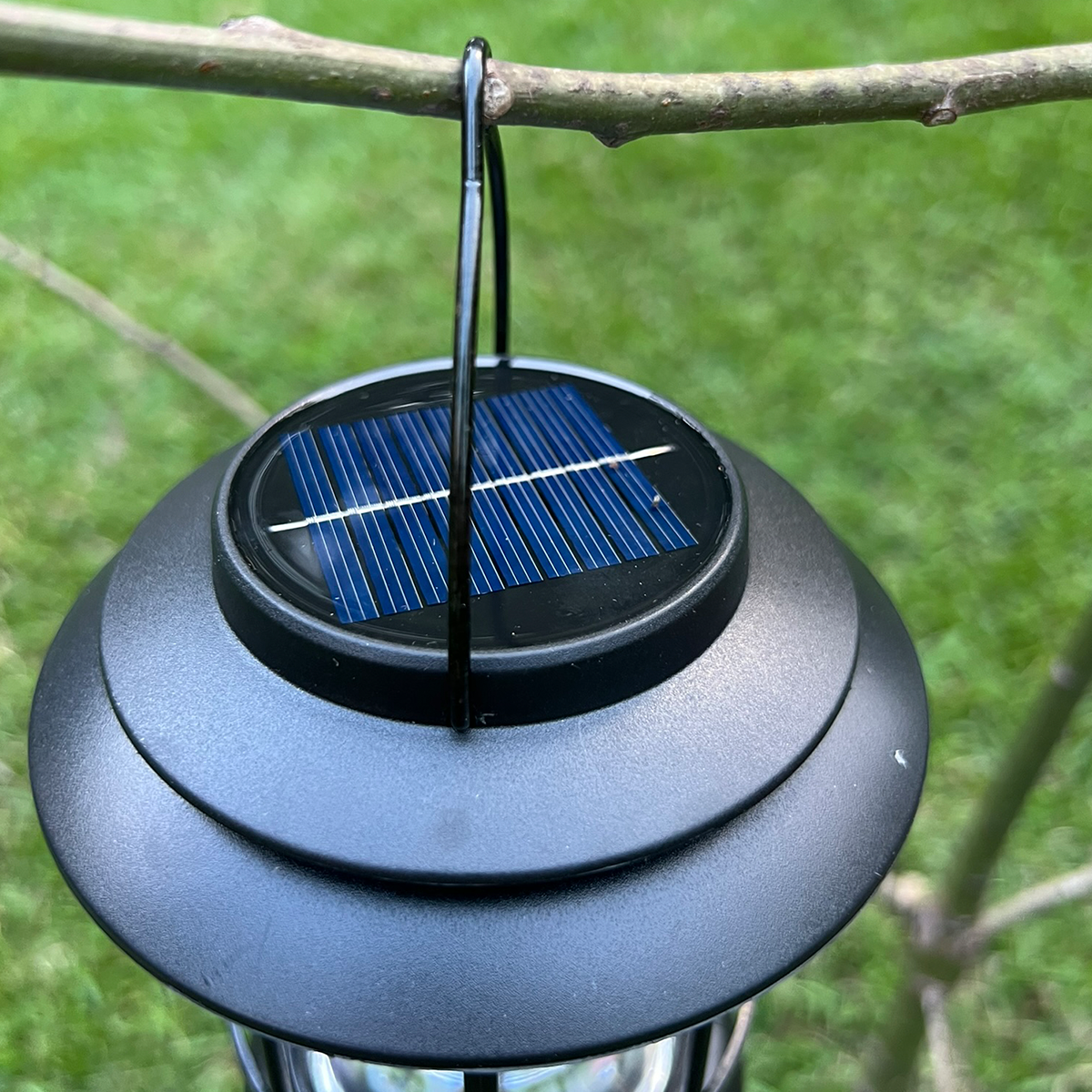 Lámpara Led Camping Vintage Solar Recargable Portátil K-20