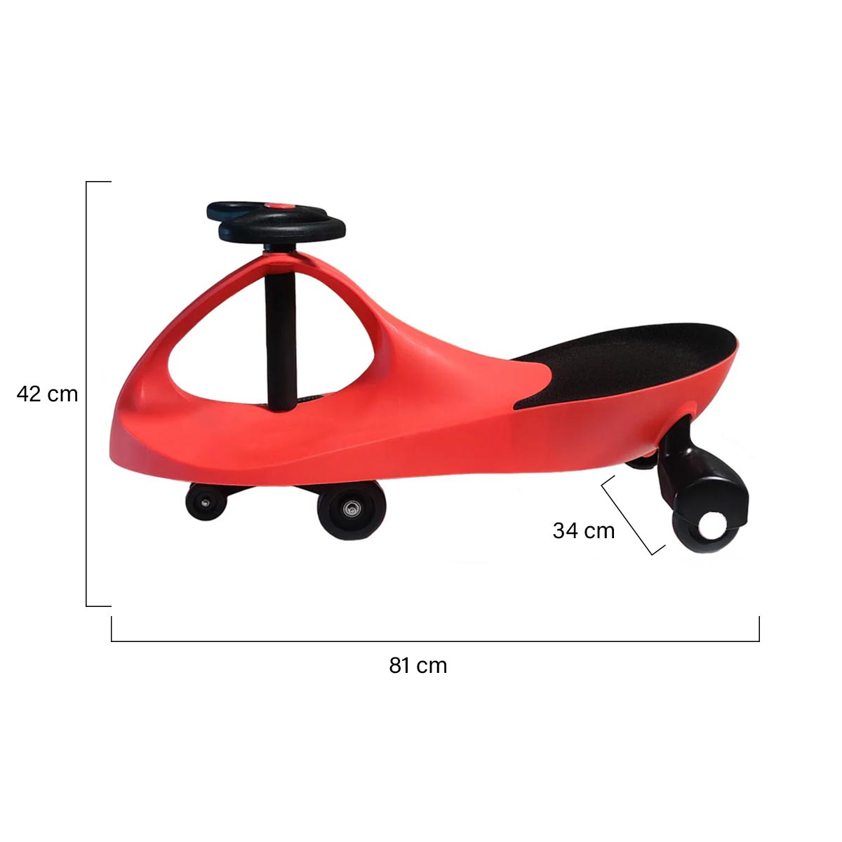 Plasmacar Carrito Montable de Juguete Infantil 1288-1