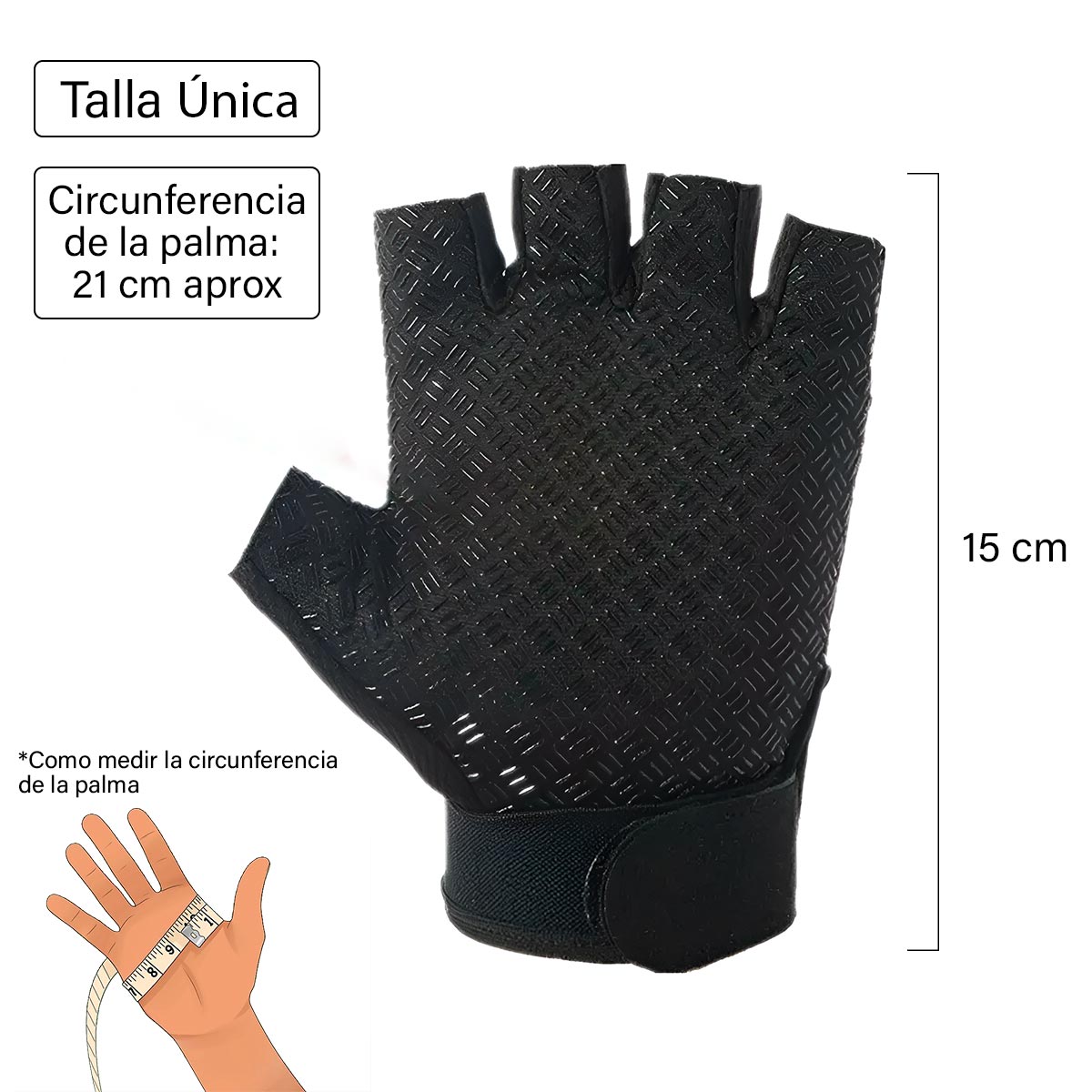 Guantes Medio Dedo Moto Tácticos Antideslizantes AHY02