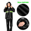 Impermeable Moto Traje Chaqueta Pantalón Reflectivo RF CY5