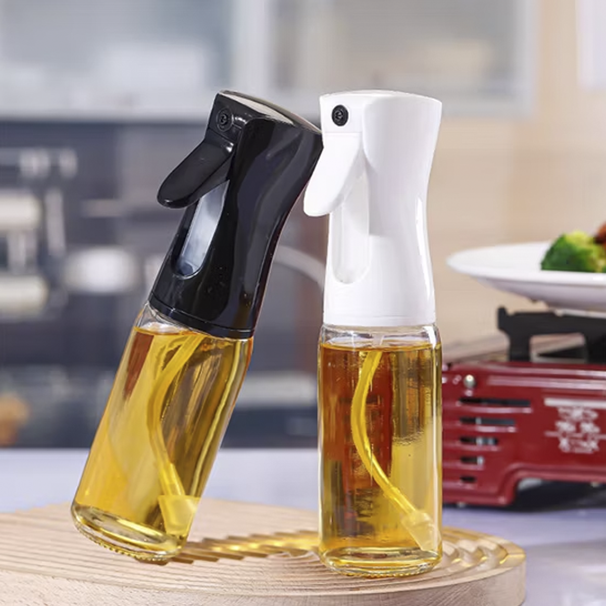 Rociador Aceite Oliva Vidrio Pulverizador Spray Cocina 32-65