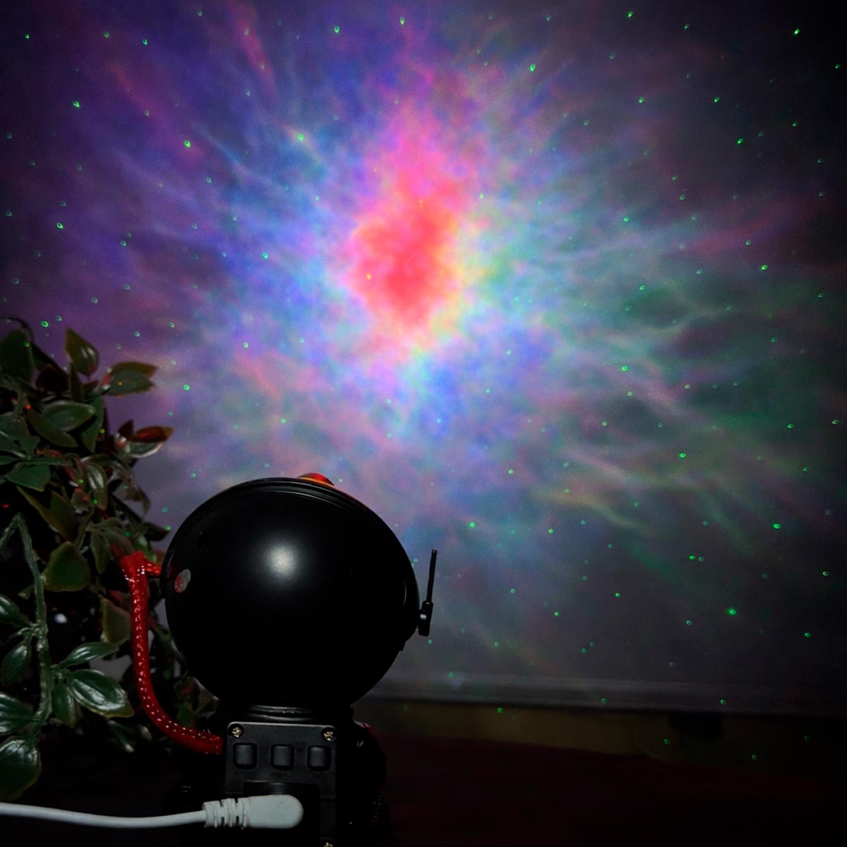 Lámpara Astronauta Proyector Galaxy Light LED con Nebulosa y Estrellas K-29