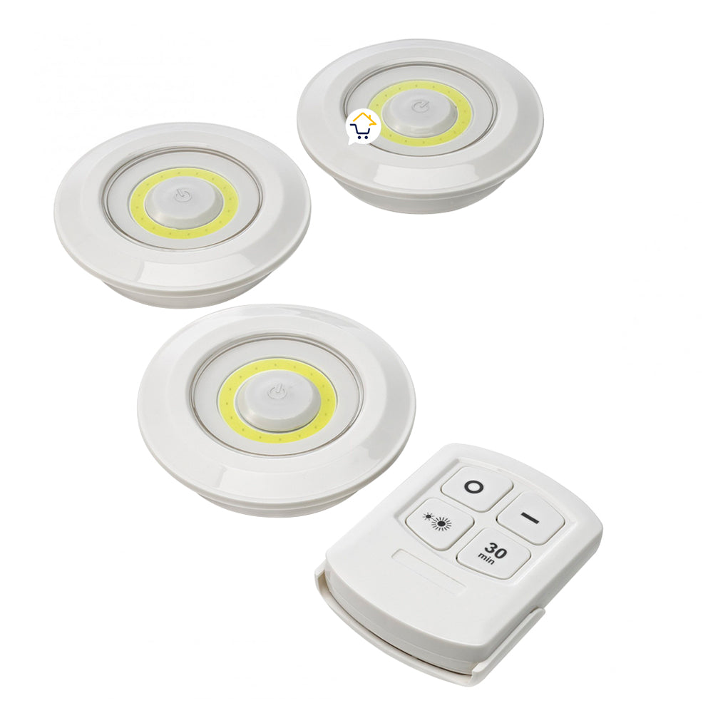 Lámpara Luces Led X3 Multiusos Luz De Tacto Control Remoto