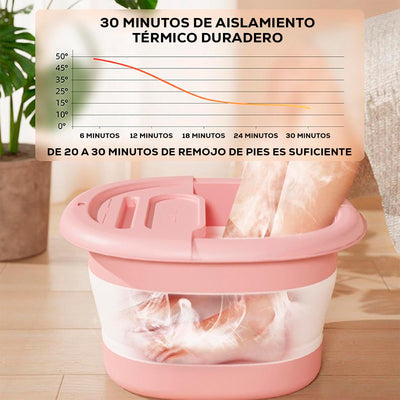 Lavapies Plegable y Masajes Cubeta Spa para Pies en Casa BLP01