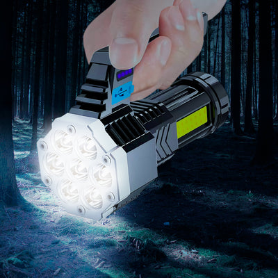 Linterna Led Luz Largo Alcance 4 Modos 8206