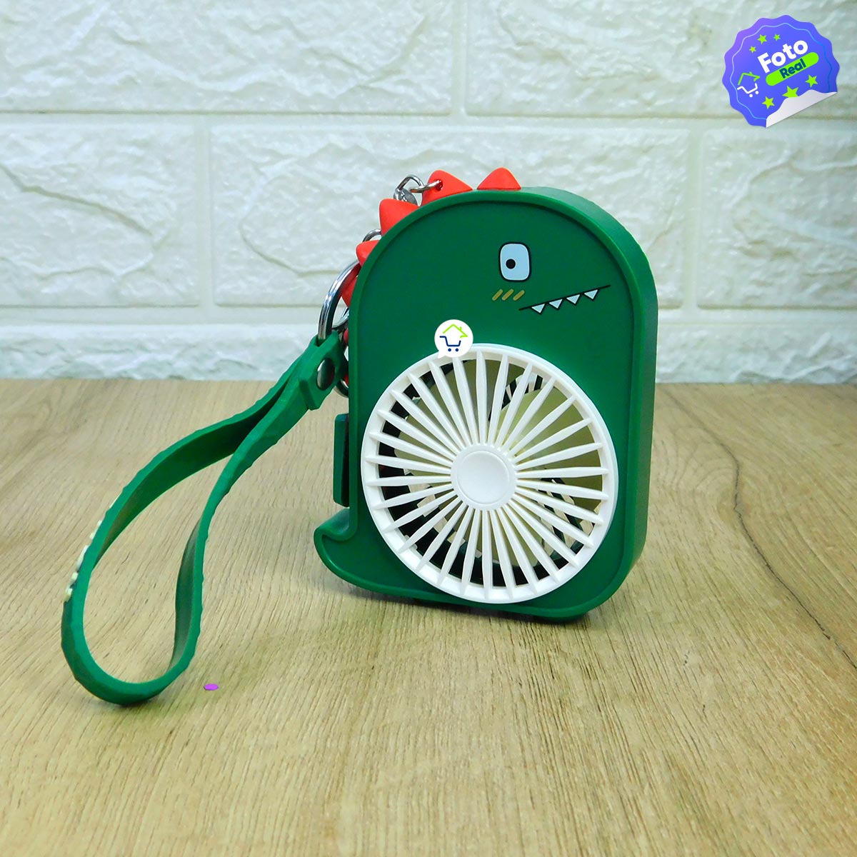 Llavero Mini Ventilador Dinosaurio Portátil Recargable USB Escritorio 88116