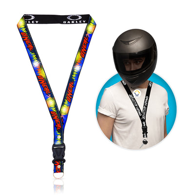 Llavero Seguridad Moto Cordón Elástico Motocicleta Lanyard LLC01DFM