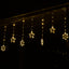 Luces Led Estrellas y Copos 260 Luces 3m Navidad Cálido 1626