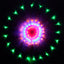 Luz Led Malla Esfera Redonda 1.40 M Multicolor 256 Led 2130