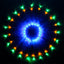 Luz Led Malla Esfera Redonda 1.40 M Multicolor 256 Led 2130