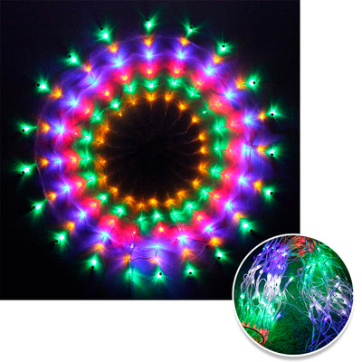 Luz Led Malla Esfera Redonda 1.40 M Multicolor 256 Led 2130