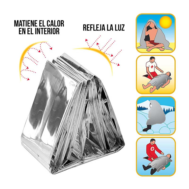 Manta Térmica Para Emergencias Temperaturas Extremas AE-449