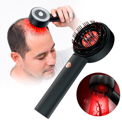 Cepillo Masajeador Restaurador Capilar Eléctrico Recargable para Crecimiento Del Cabello XYT-0806