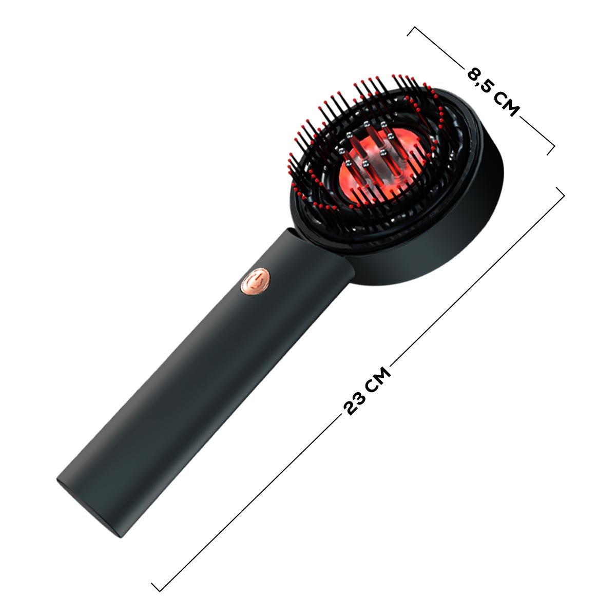 Cepillo Masajeador Restaurador Capilar Eléctrico Recargable para Crecimiento Del Cabello XYT-0806