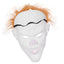 Kit Disfraz Payaso Asesino Terror con Capa, Máscara y Cuchillo para Halloween KITHALL01