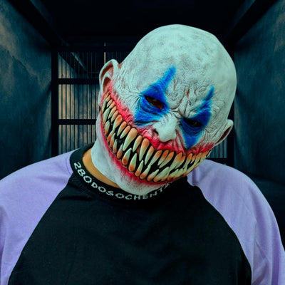 Máscara Payaso Asesino Mutante De Látex Halloween Disfraz OF-1603