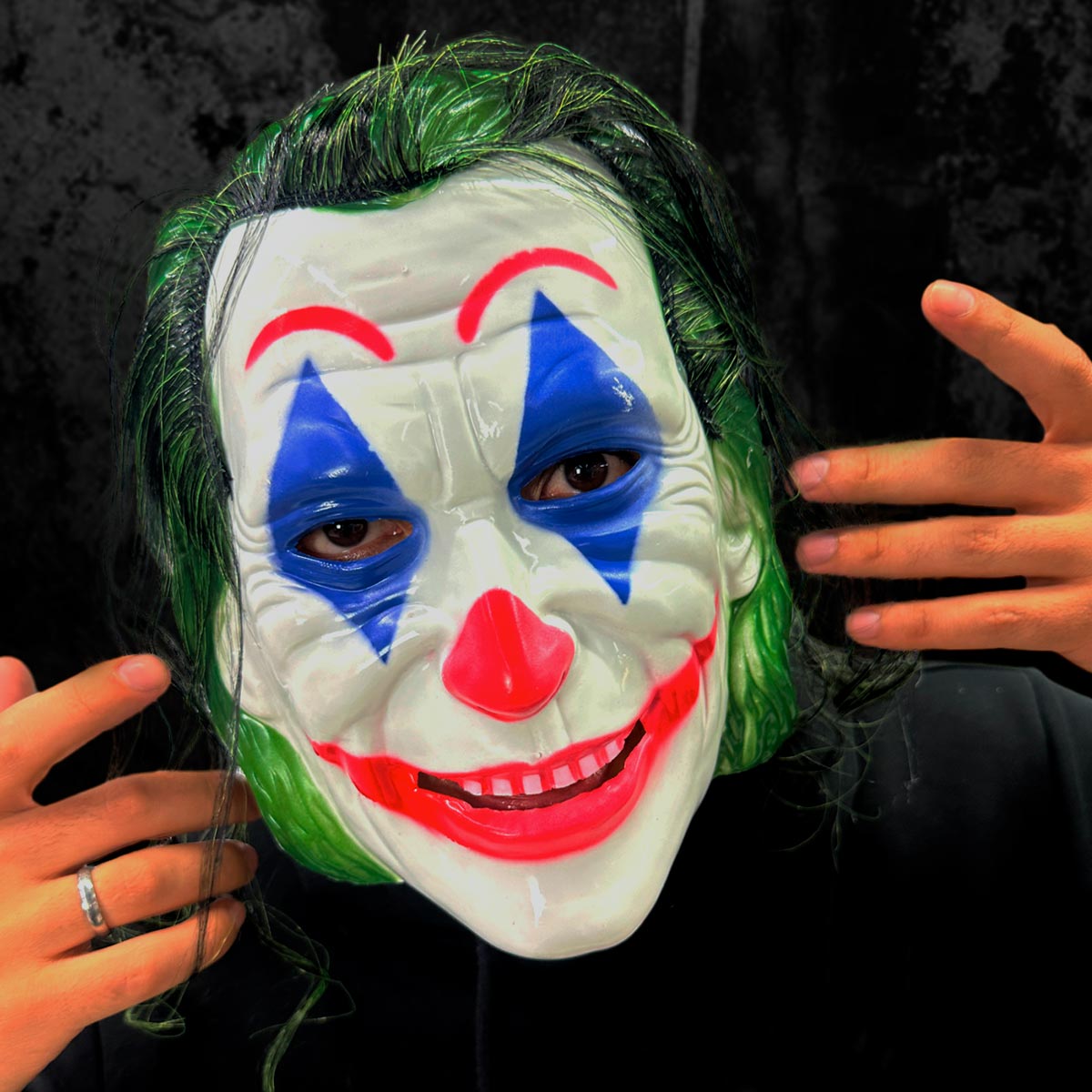 Máscara Payaso Joker Asesino Halloween Disfraz OF-1467