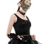 Máscara Steampunk Dorada Calavera Halloween Disfraz Of328