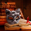 Máscara Steampunk Gato Efecto Metal Halloween Mujer Of325