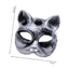 Máscara Steampunk Gato Efecto Metal Halloween Mujer Of325