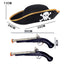 Kit Pirata para Niños Sombrero + 2 Pistolas de Juguete Halloween DK536/OF-1988