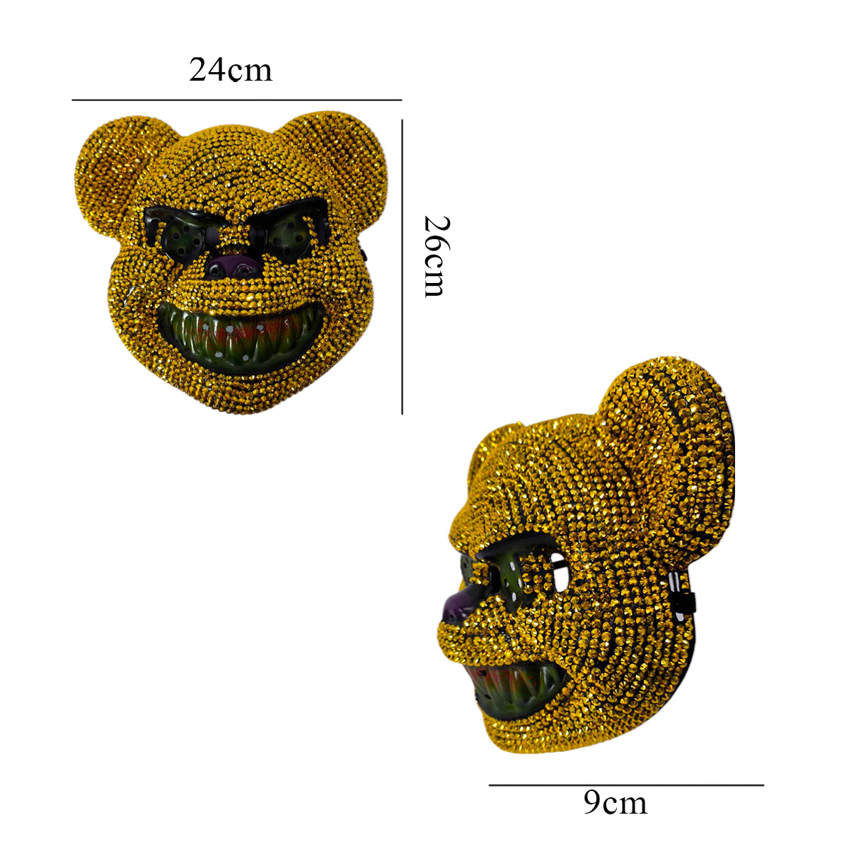 Máscara De Purga Oso Dorado Freddy Terror Halloween OF-02186