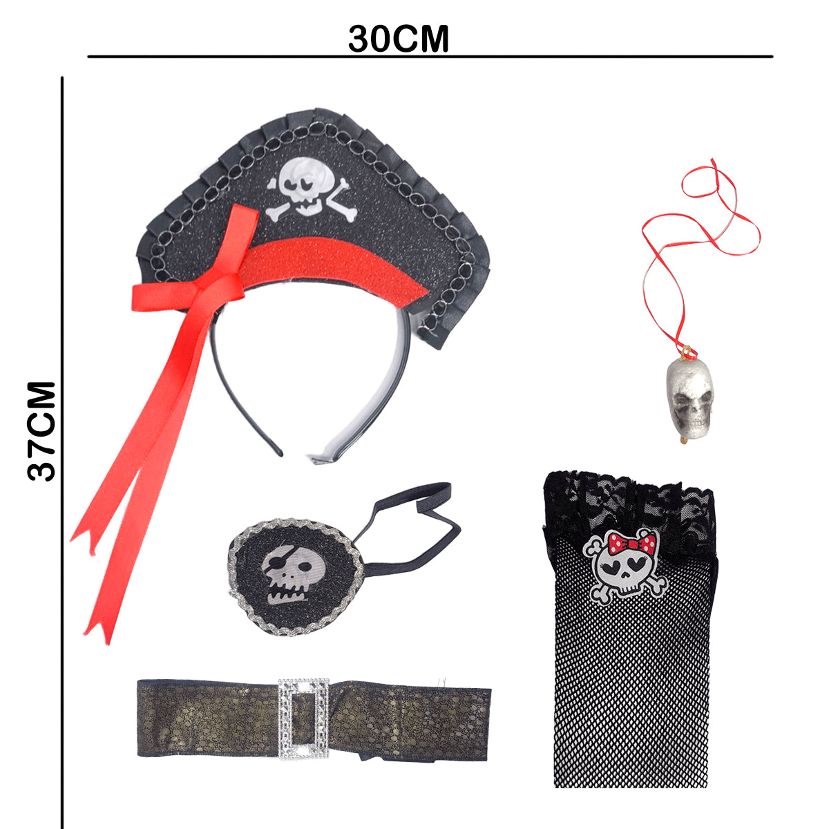 Kit Pirata Diadema Disfraz Halloween Sexy TC000348