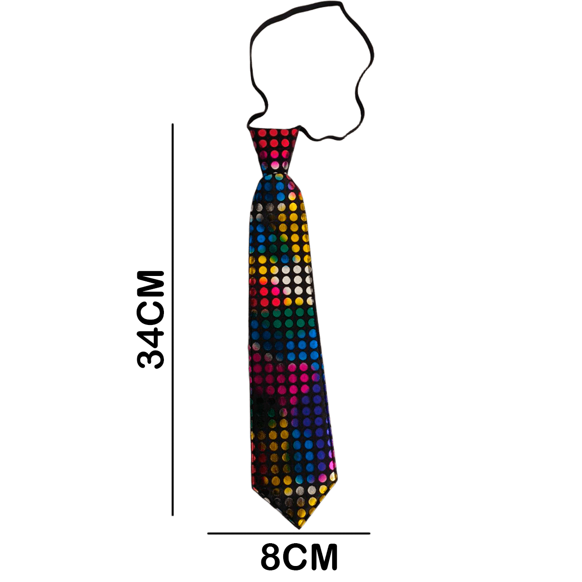 Set Corbatas LED X3 Halloween Disfraz Fiestas Adultos Niños AX936-8