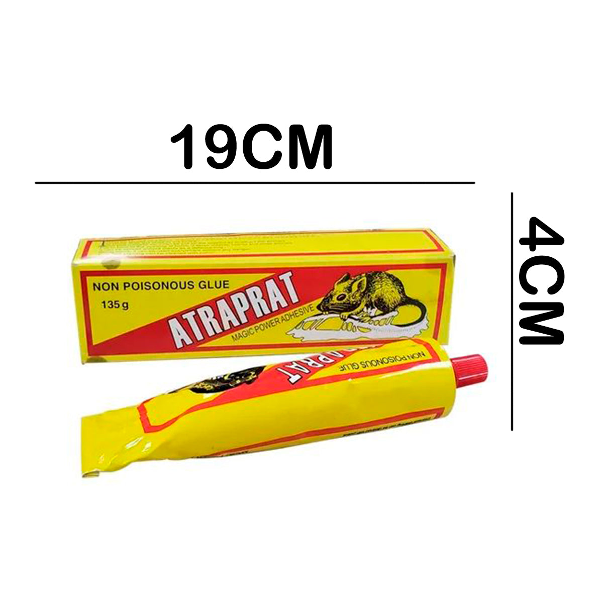 Trampa De Pegamento Para Ratas y Ratones Súper Fuerte No Tóxico Plagas L-013