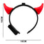 Diadema Diablita LED X3 Cuernos Rojos Luminosos KL-1027-5