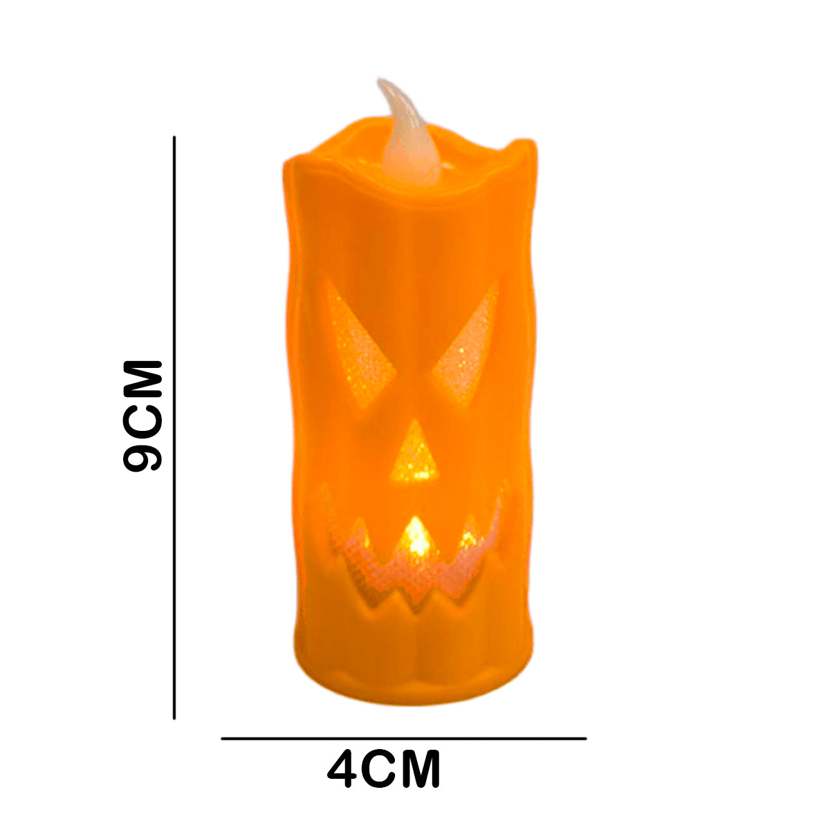 Vela LED Halloween Calabaza Decorativa Terrorífica MAV-721V