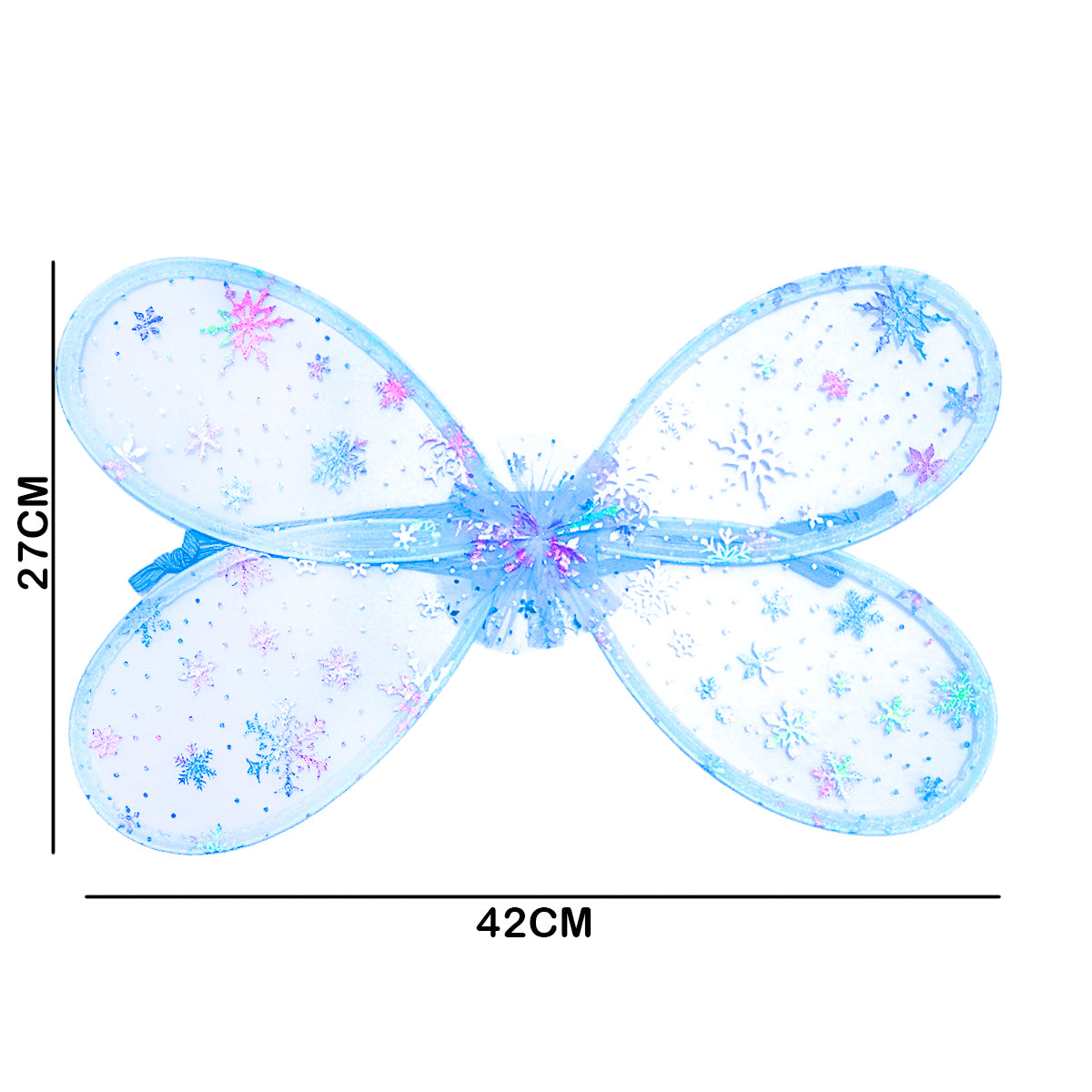Disfraz Hada Copos De Nieve Alas y Tutú Niña Halloween OF-02022HN