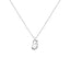 Cadena Con Dije Baño De Oro Collar Inicial Letra Colgante CBF01
