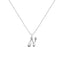 Cadena Con Dije Baño De Oro Collar Inicial Letra Colgante CBF01